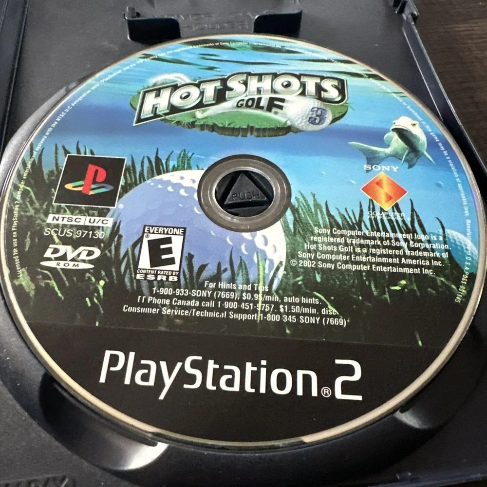 Hot Shots Golf 3‎ (PlayStation 2, 2002) PS2 Sony With Manual